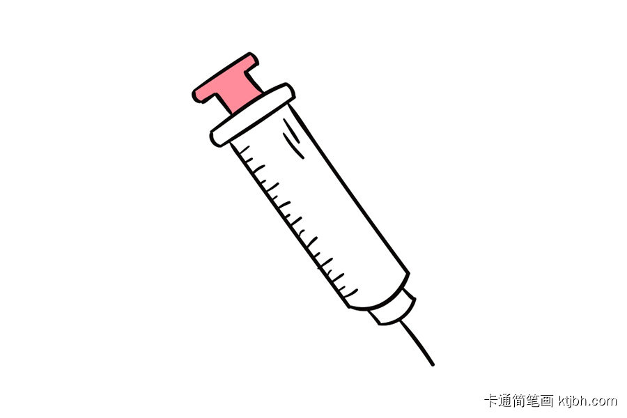 注射器简笔画带颜色-图4