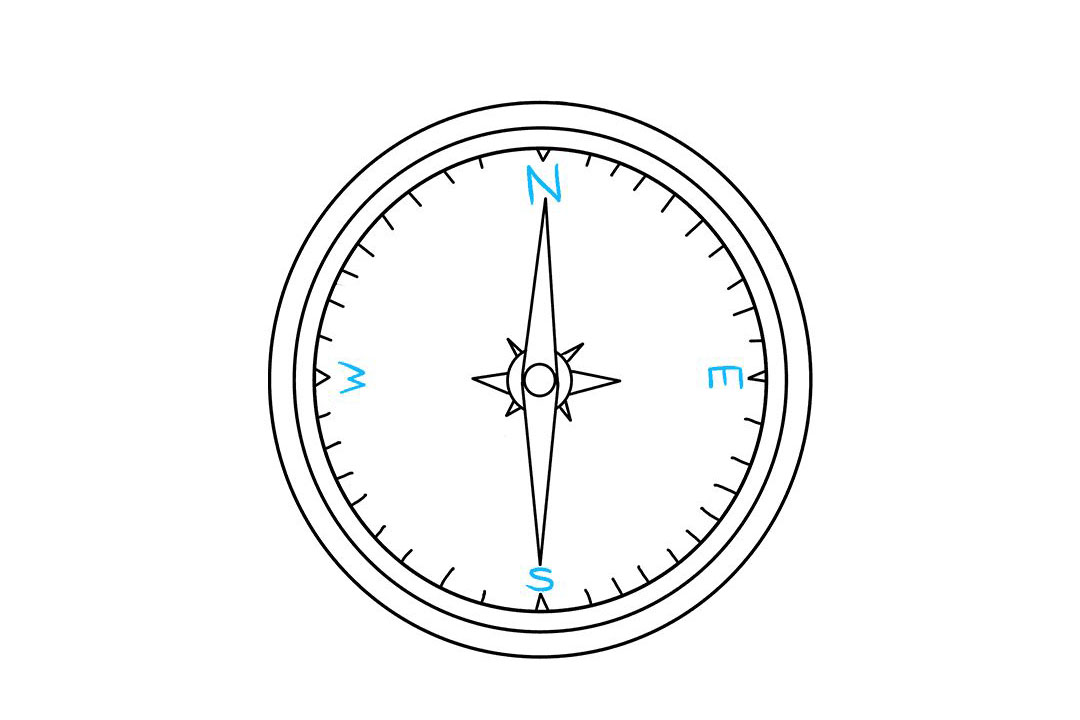 画指南针的图片大全图片