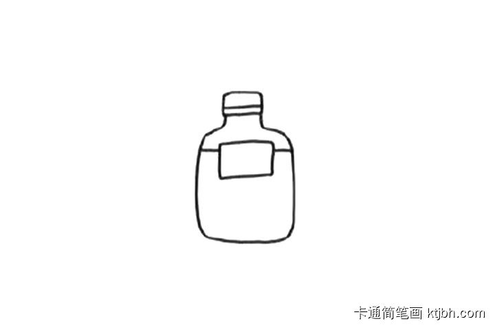 一瓶粉色少女心饮料简笔画-图3