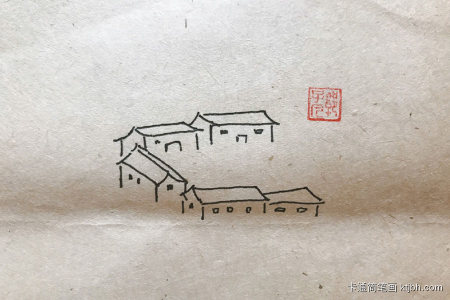 北京著名建筑简笔画图片 天安门 故宫-图7