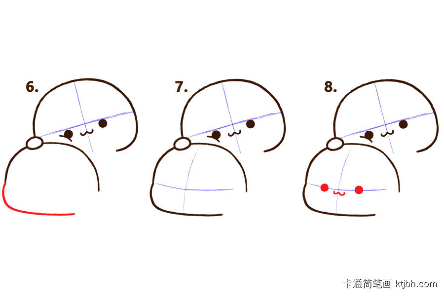 两只可爱小猫简单的绘画教程-图2